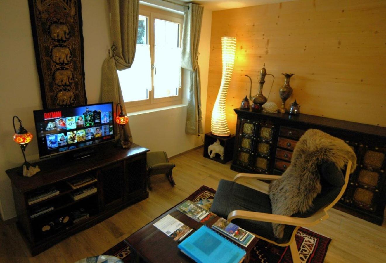 Large Deluxe Studio For 2 - Chalet Lovo Lenk Eksteriør billede