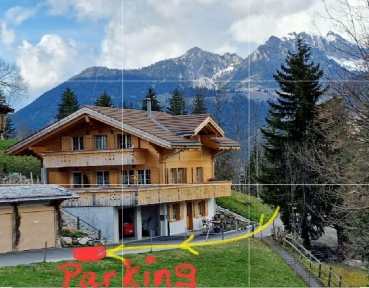 Large Deluxe Studio For 2 - Chalet Lovo Lenk Eksteriør billede