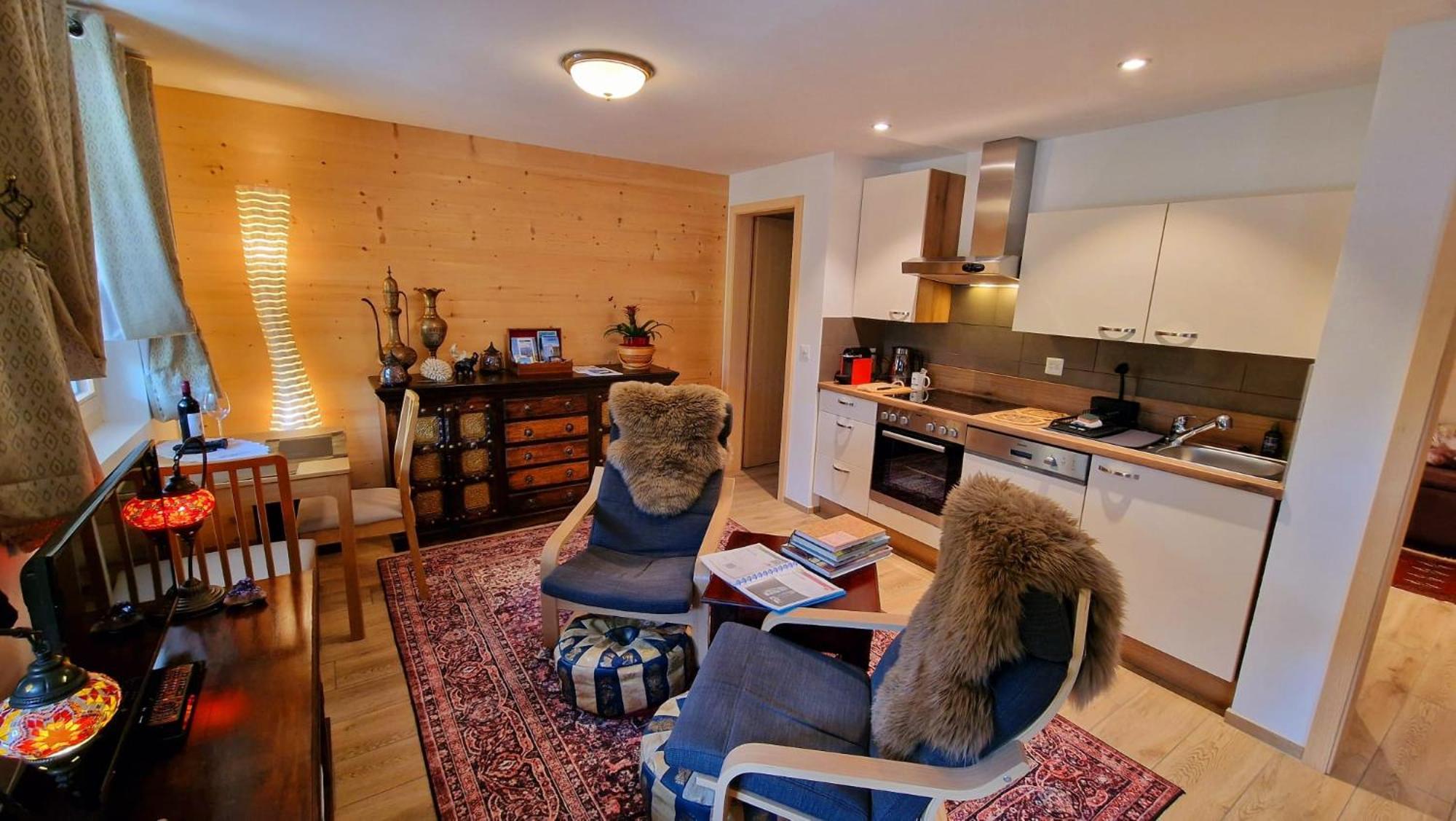 Large Deluxe Studio For 2 - Chalet Lovo Lenk Eksteriør billede