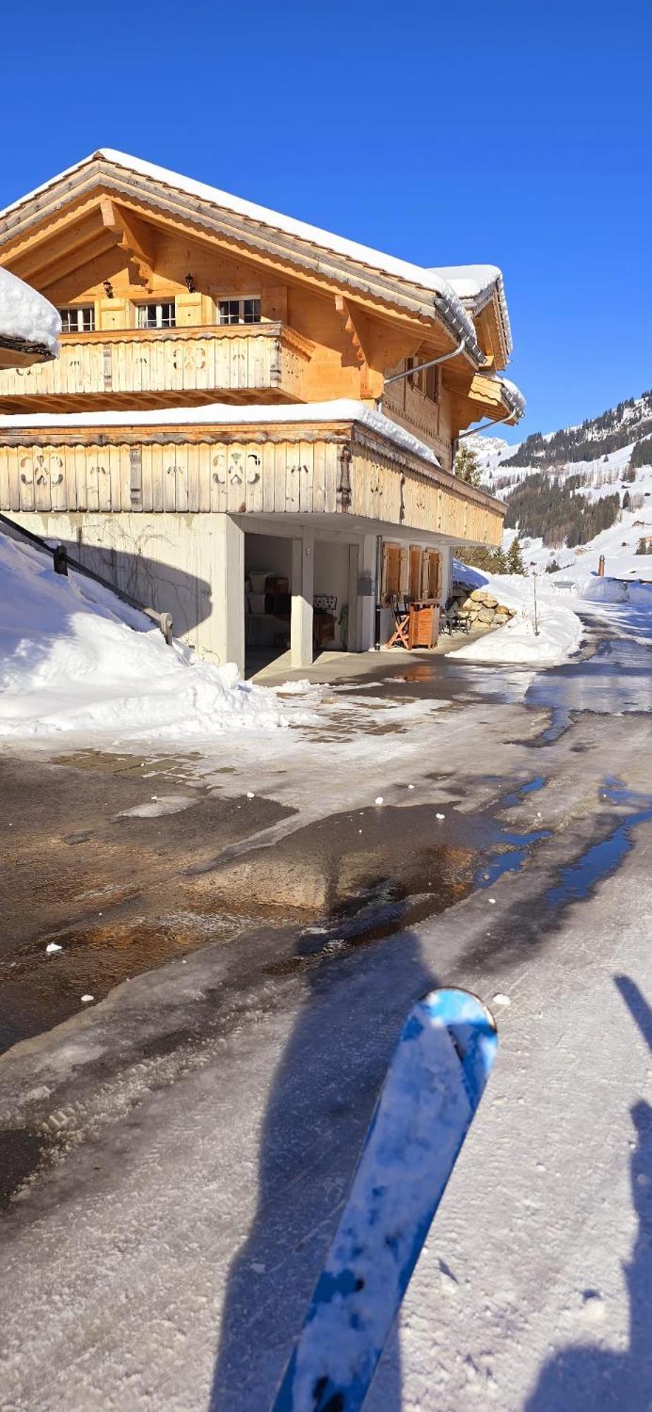 Large Deluxe Studio For 2 - Chalet Lovo Lenk Eksteriør billede